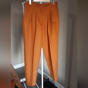 Vintage Burnt Orange High Waisted Pants
